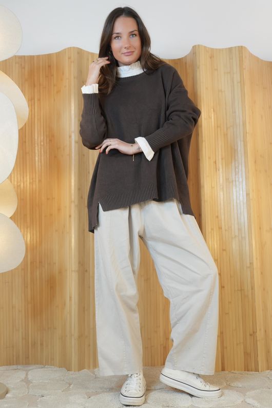 Purdy Chill Luxury Knit Chocolate /5=